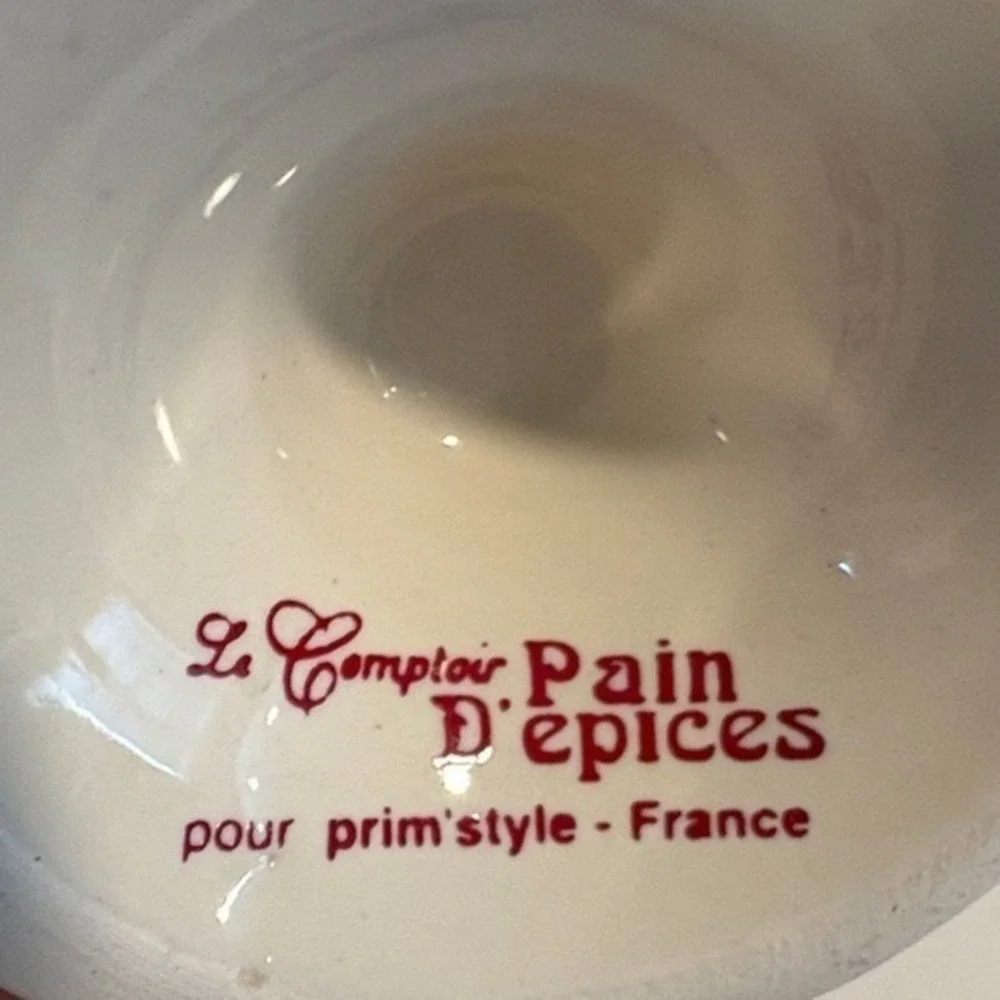 VTG Set of 2 Le‎ Comptoir Pain D'epices Egg Cups, made in France